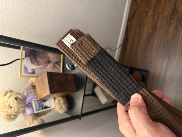 Brown belt · April 20, 2026 · Promoted by Alyn Brooks