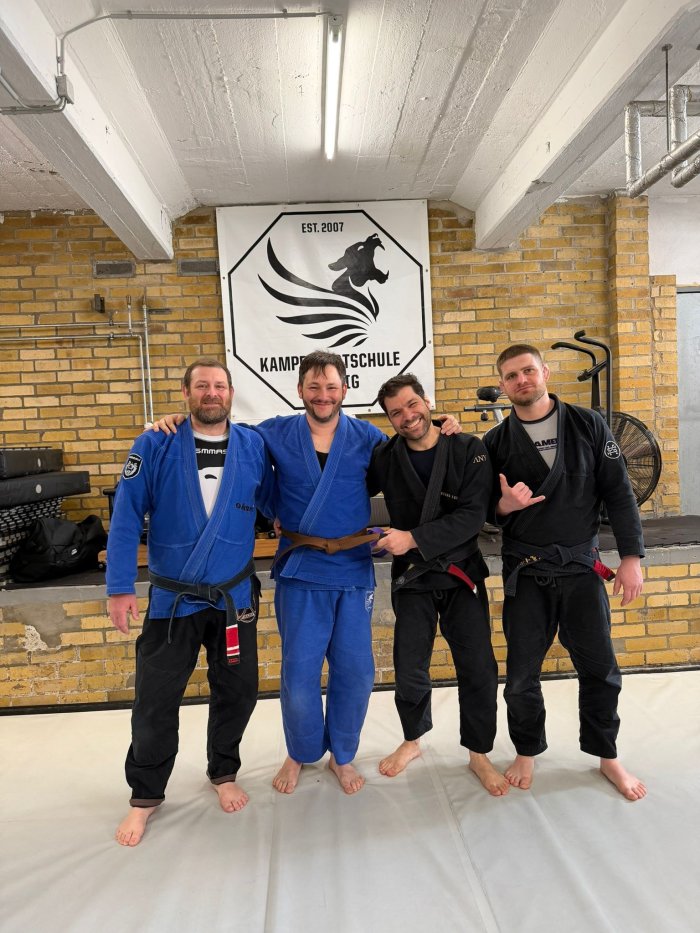 Brown belt · April 25, 2026 · Promoted by Rodrigo Cintro