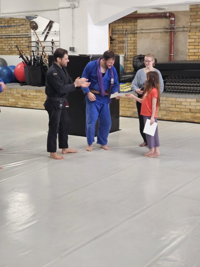 Brown belt · April 25, 2026 · Promoted by Rodrigo Cintro