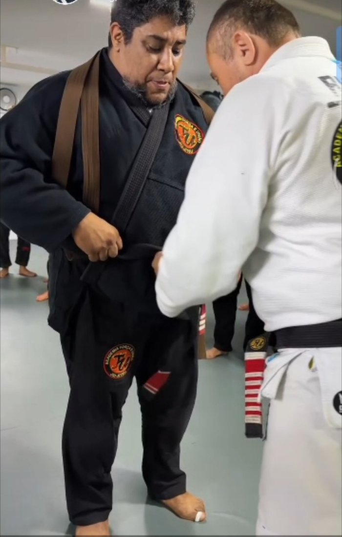 Black belt · April 14, 2026 · Promoted by Mestre Richelle Binicio de Sousa ( Academia Força E União Matriz )
