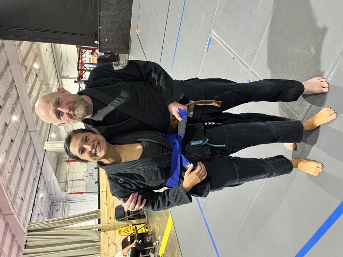 Blue belt · April 18, 2026 · Promoted by Anthony Jones