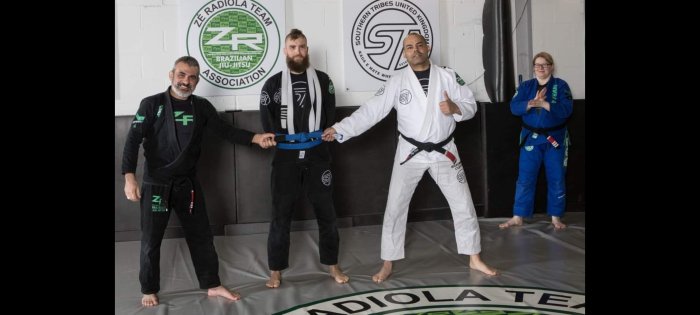 Blue belt · December 17, 2021 · Promoted by Brad Cuffey