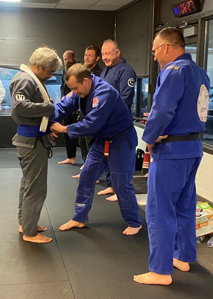 Blue belt · April 23, 2026 · Promoted by Cody Criqui