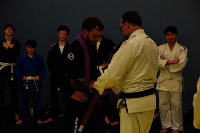 Brown belt · May 3, 2026 · Promoted by Jeroen Putzeys