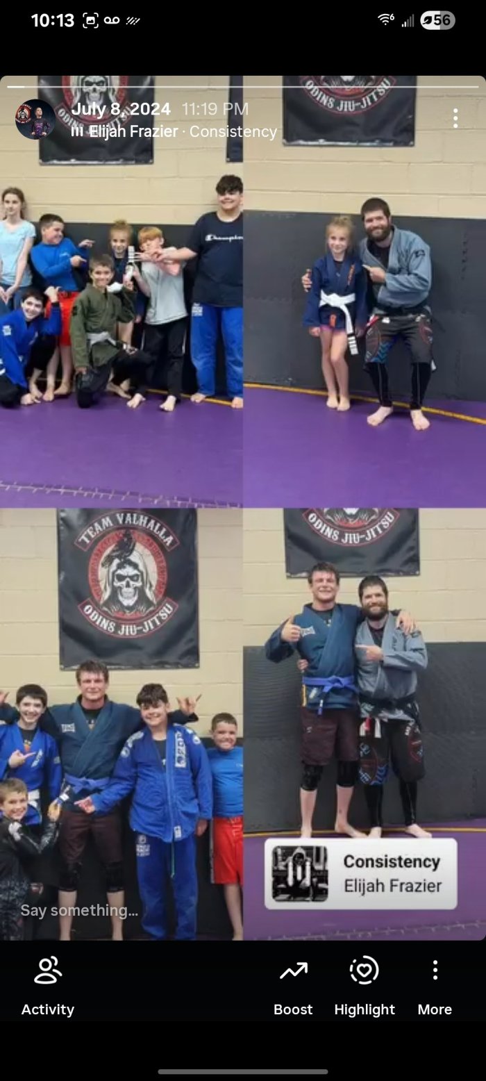 Blue belt · October 2, 2023 · Promoted by Rick Kendall