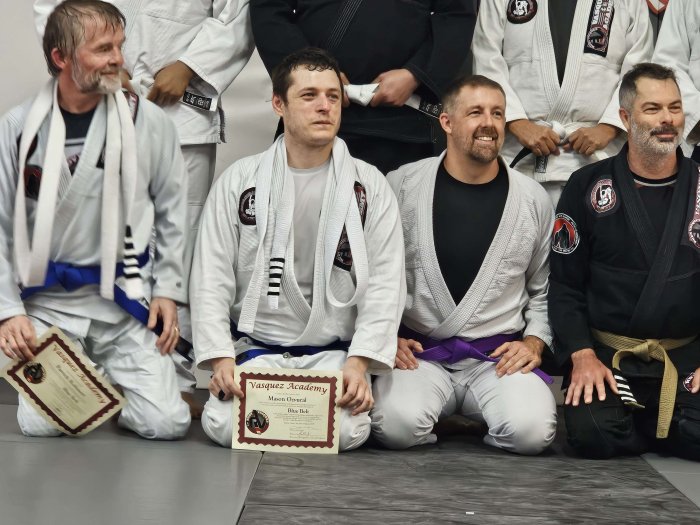 Blue belt · March 8, 2025 · Promoted by Rodolfo Vasquez