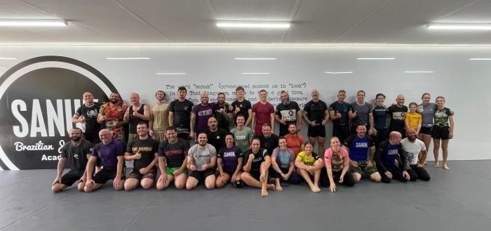Interclub jiu jitsu open mat at SANUK April 4th 2026