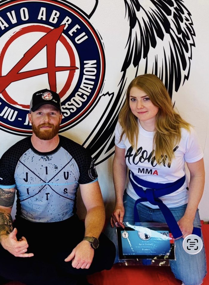 Blue belt · May 24, 2025 · Promoted by Benjamin Werneth