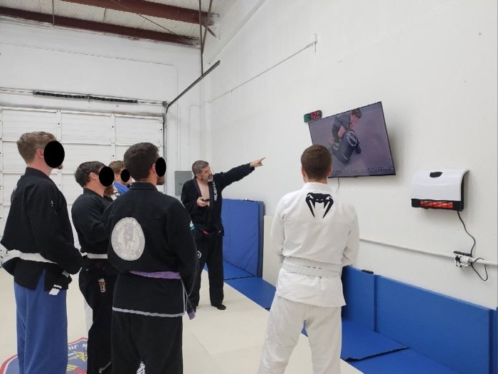 Teaching my students at Patria Gloria