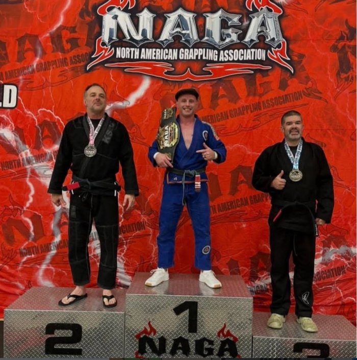 NAGA in December 2025 was a special day for me. It was my first time competing as a black belt and my time cornering students.