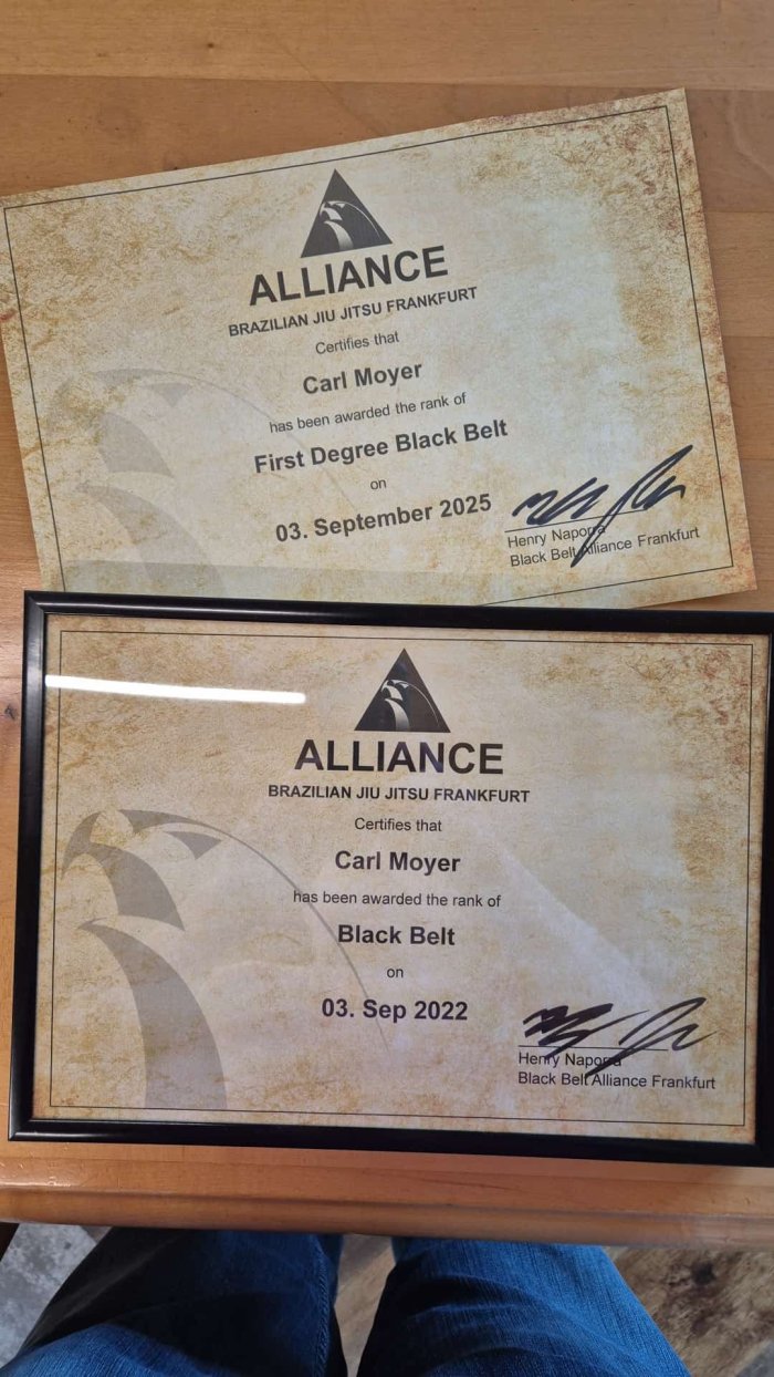 The Certificate is in