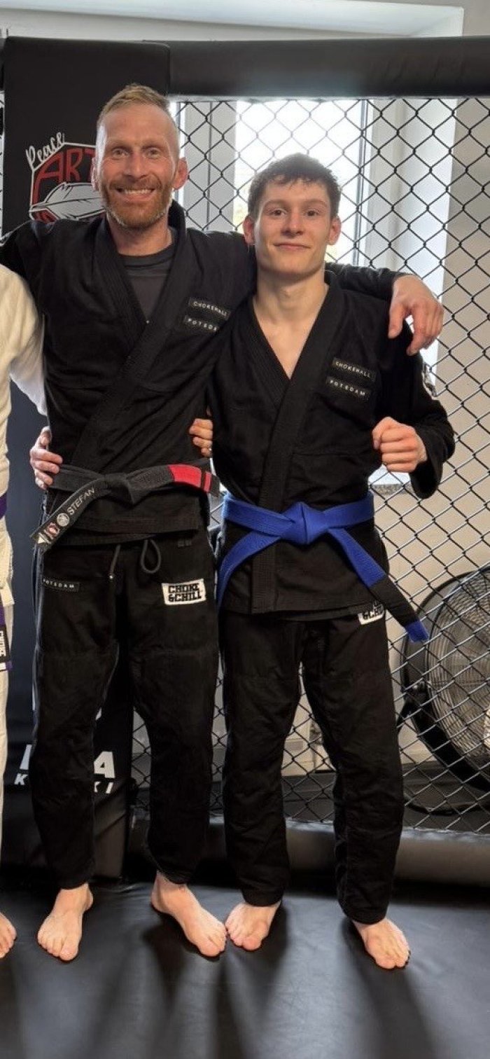 Blue belt · May 9, 2026 · Promoted by Stefan Müller