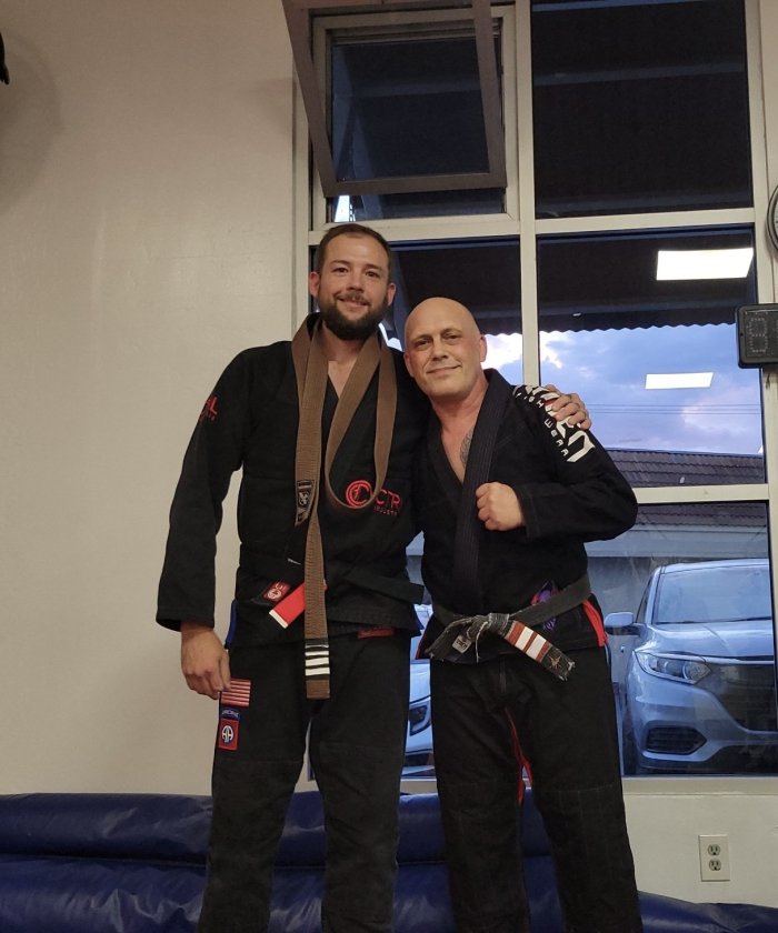 Black belt · September 24, 2025 · Promoted by Mike Roberts—Freefall MMA, 2nd Degree under Claudio França