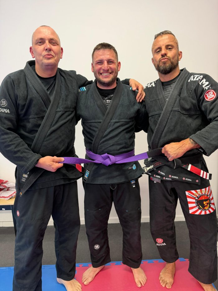 Purple belt · May 12, 2026 · Promoted by Stephan Van Wichelen