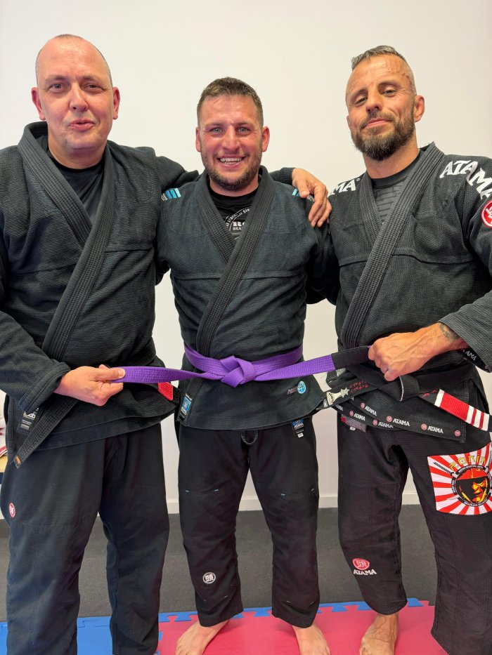 Purple belt · May 12, 2026 · Promoted by Stephan Van Wichelen