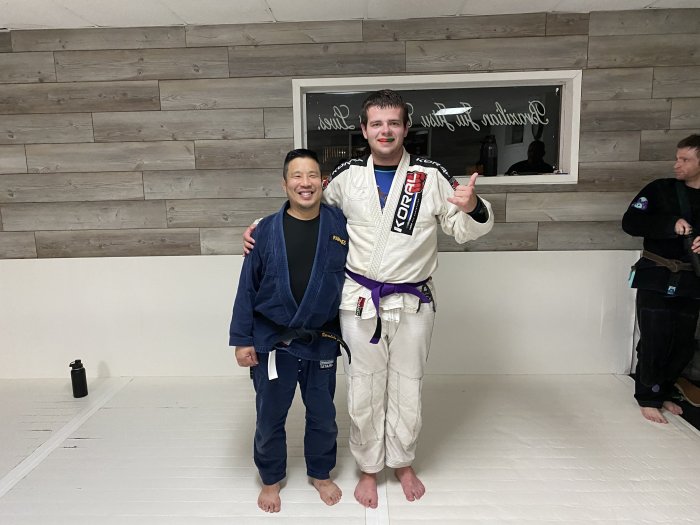 Purple belt · October 7, 2020 · Promoted by Kon Ying