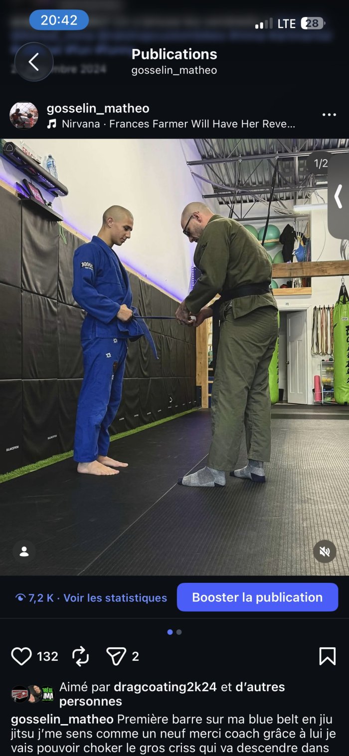 Blue belt · December 16, 2024 · Promoted by Kevin Dellow
