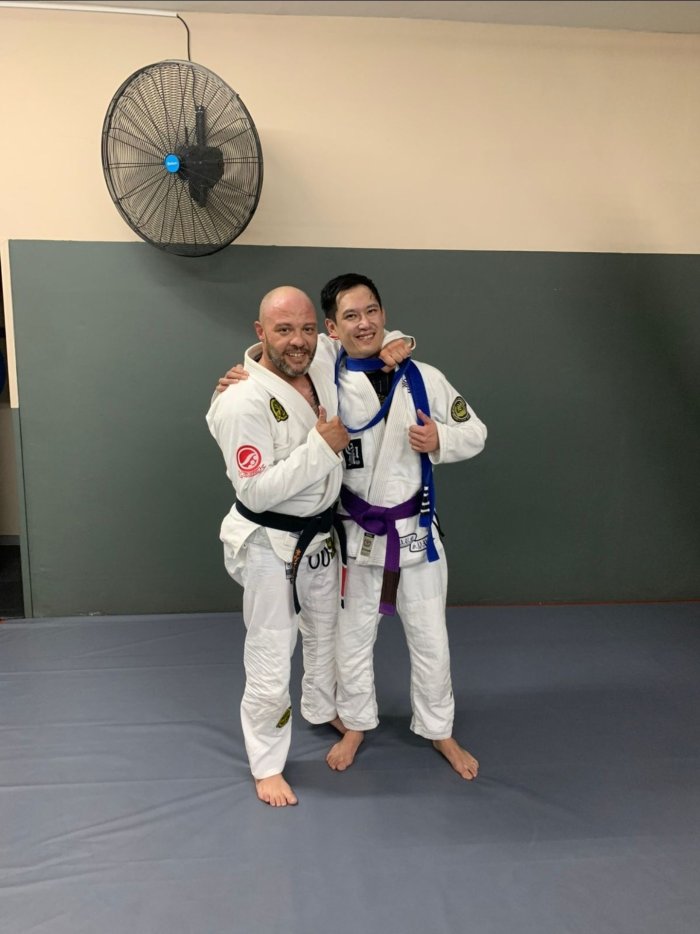 Purple belt · May 5, 2021 · Promoted by Neville Heath