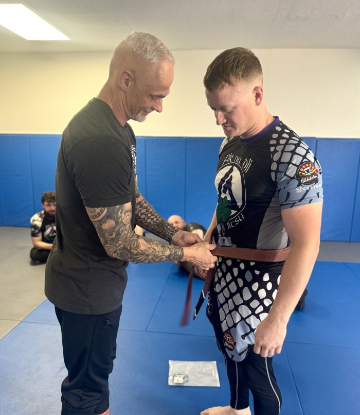 Brown belt · May 23, 2026 · Promoted by Philip Mahan