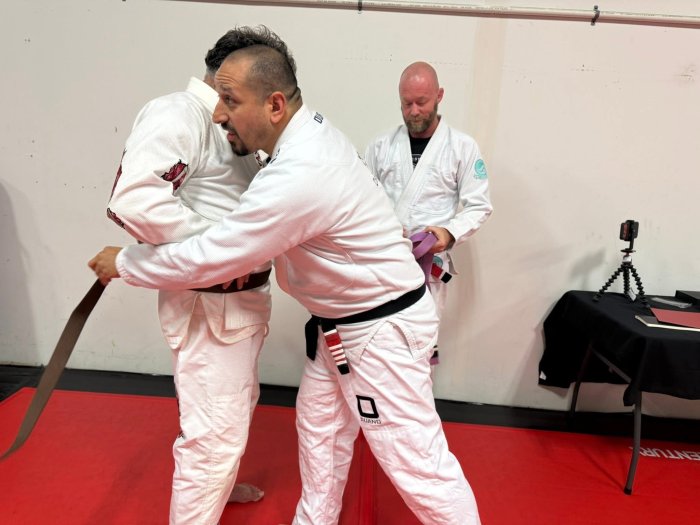 Brown belt · May 18, 2026 · Promoted by Steven Matias