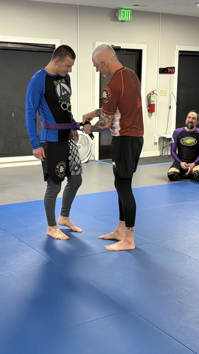 Purple belt · December 19, 2025 · Promoted by Philip Mahan