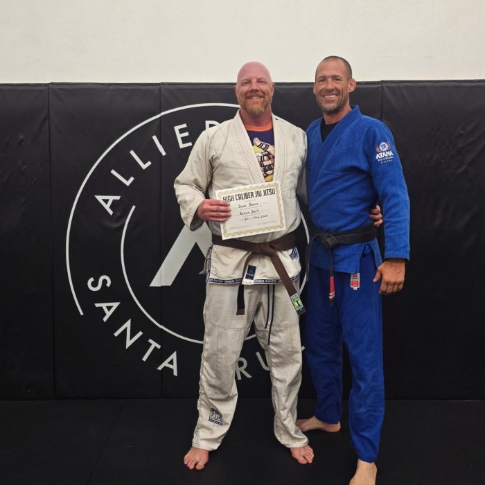 Brown belt · May 20, 2026 · Promoted by Jeremy Allen