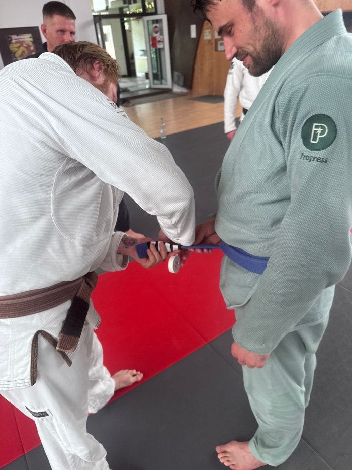 Blue belt · December 21, 2024 · Promoted by Mirco Wendt