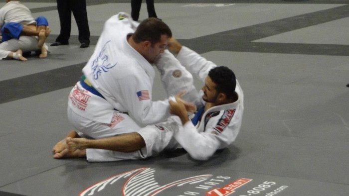 Action shot from 2012 IBJJF Atlanta Open.