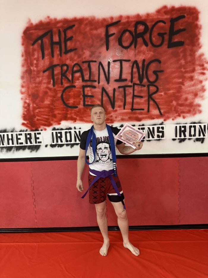 Purple belt · May 22, 2026 · Promoted by Brad Maddox