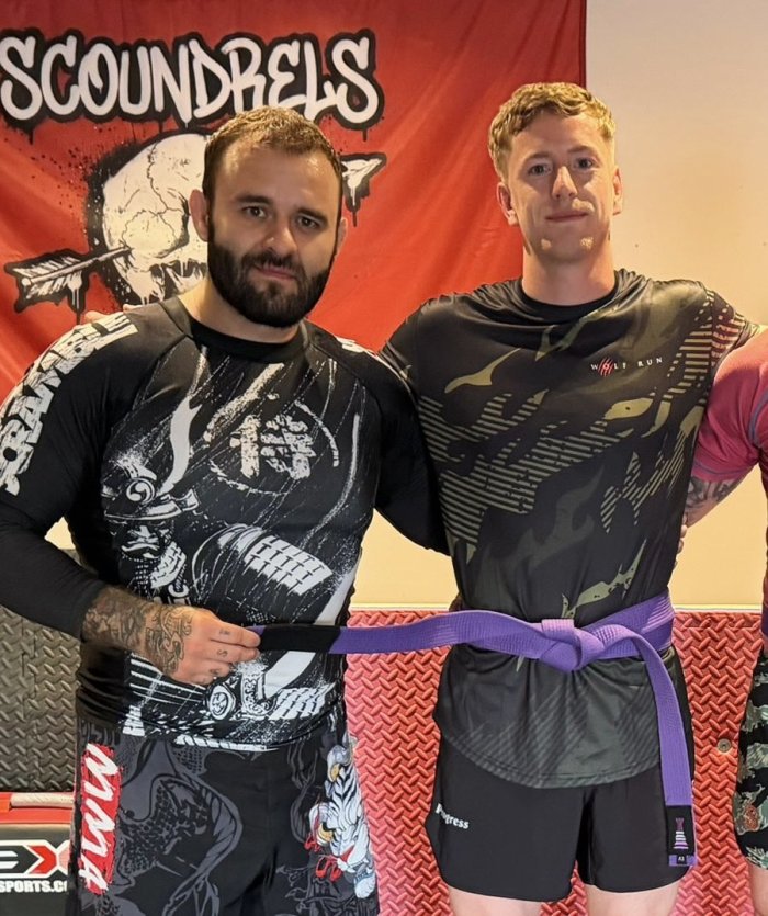 Purple belt · May 27, 2026 · Promoted by Chris Petherwick
