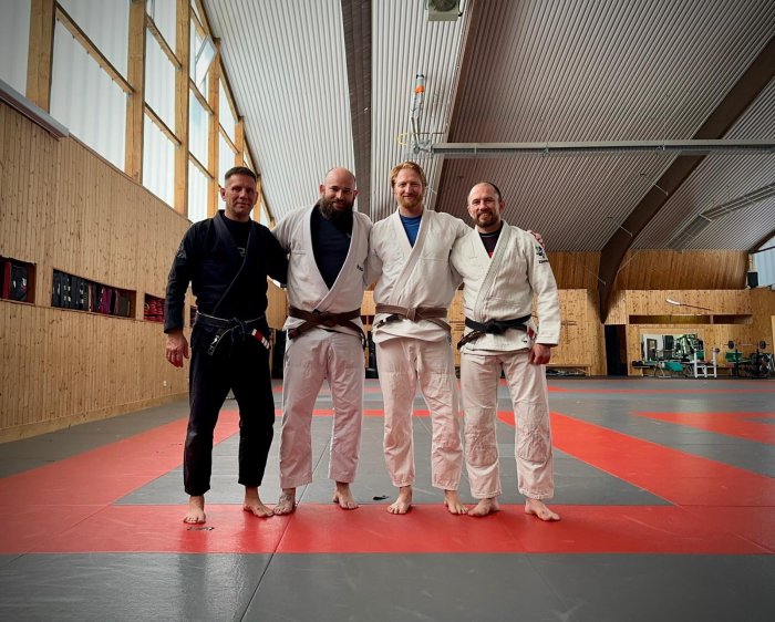 Privat the Day after Brown-Belt Promotion