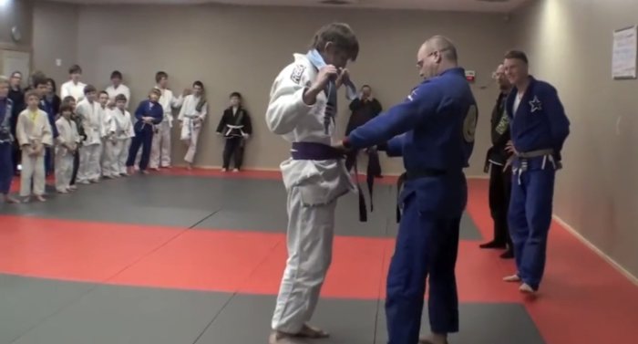 Purple belt · February 1, 2014 · Promoted by Ben Jolicoeur