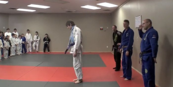 Purple belt · February 1, 2014 · Promoted by Ben Jolicoeur