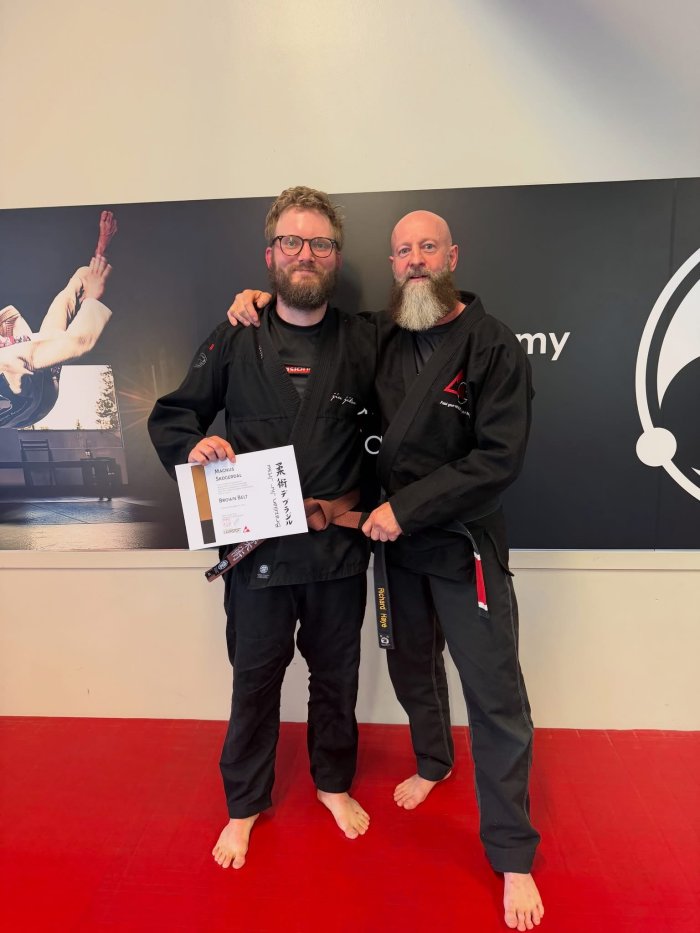 Brown belt · May 26, 2026 · Promoted by Richard Haye
