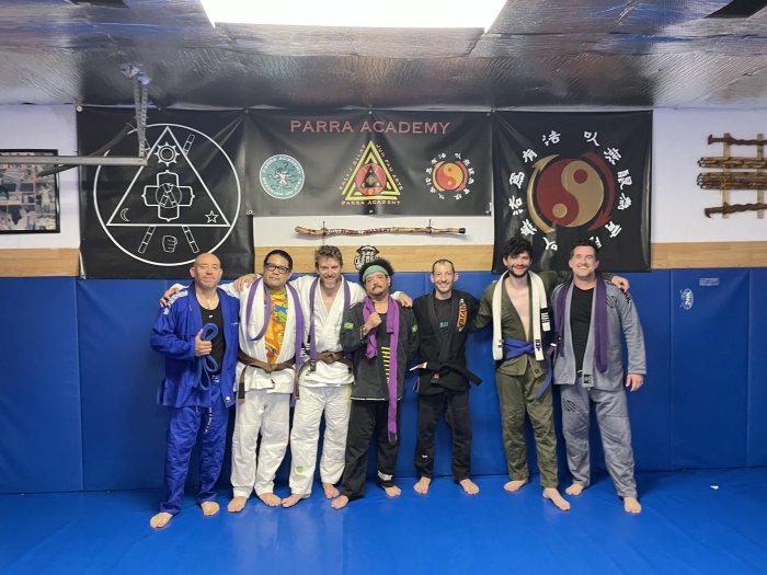 Purple belt · December 7, 2025 · Promoted by Jeff Parra