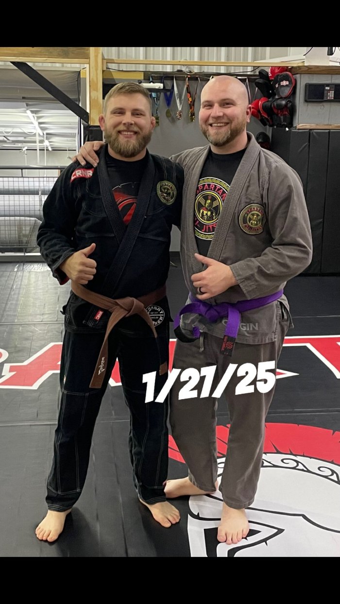 Purple belt · January 27, 2025 · Promoted by Logan Haselman