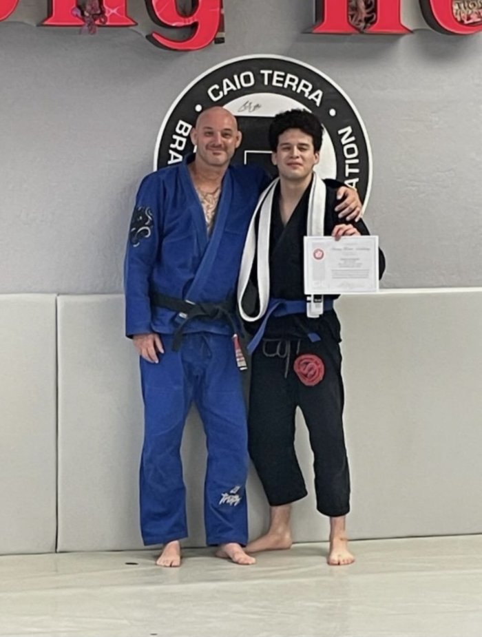 Blue belt · October 7, 2023 · Promoted by Professor Michael Martin