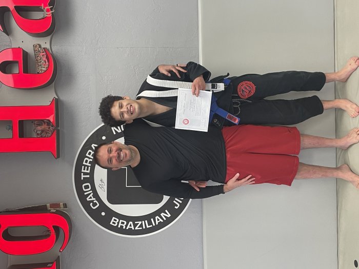 Blue belt · October 7, 2023 · Promoted by Professor Michael Martin