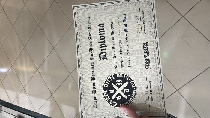 Blue belt · June 2, 2026 · Promoted by Dika Siregar