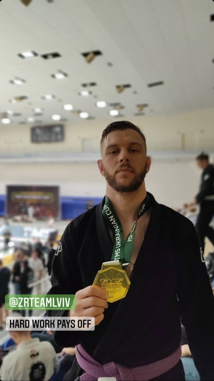 Purple belt · July 5, 2020 · Promoted by Anton Maksymov