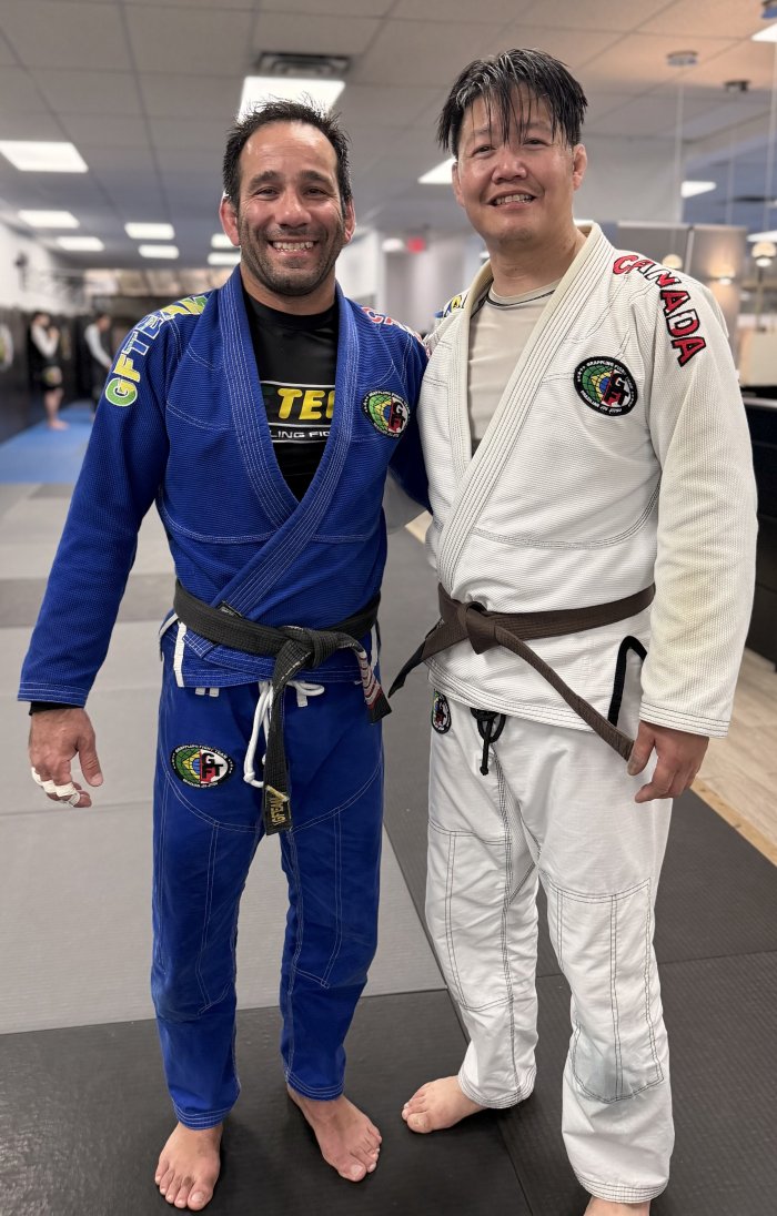 Brown belt · May 11, 2026 · Promoted by Rafael La Porta de Oliveira