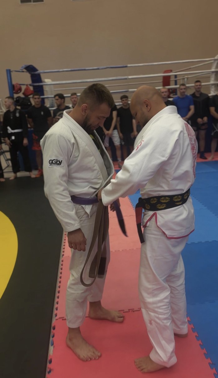 Brown belt · August 15, 2025 · Promoted by Pasha Stolyar