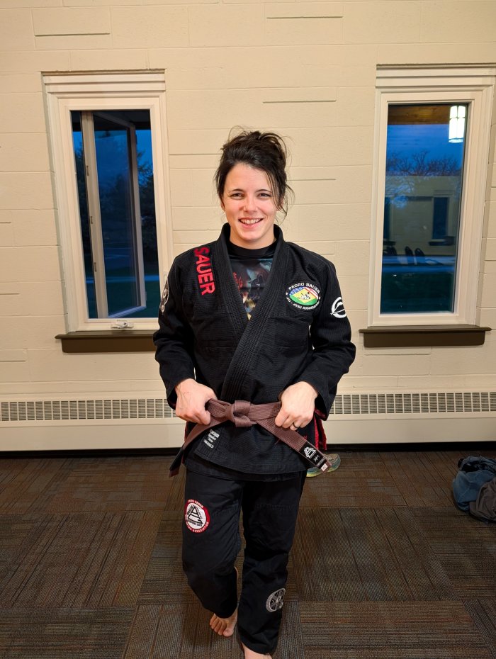 Brown belt · April 22, 2026 · Promoted by Nick Lee