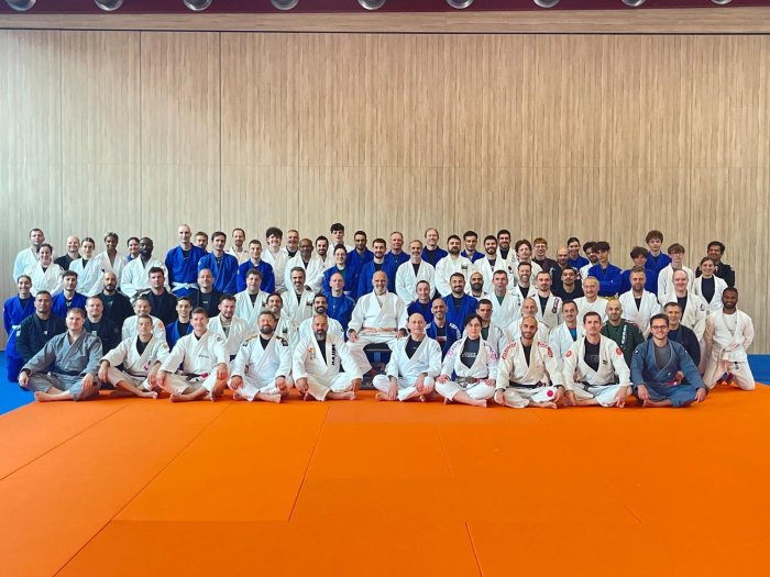 Grandmaster Flavio Behring at Kaizen Bjj Brussels