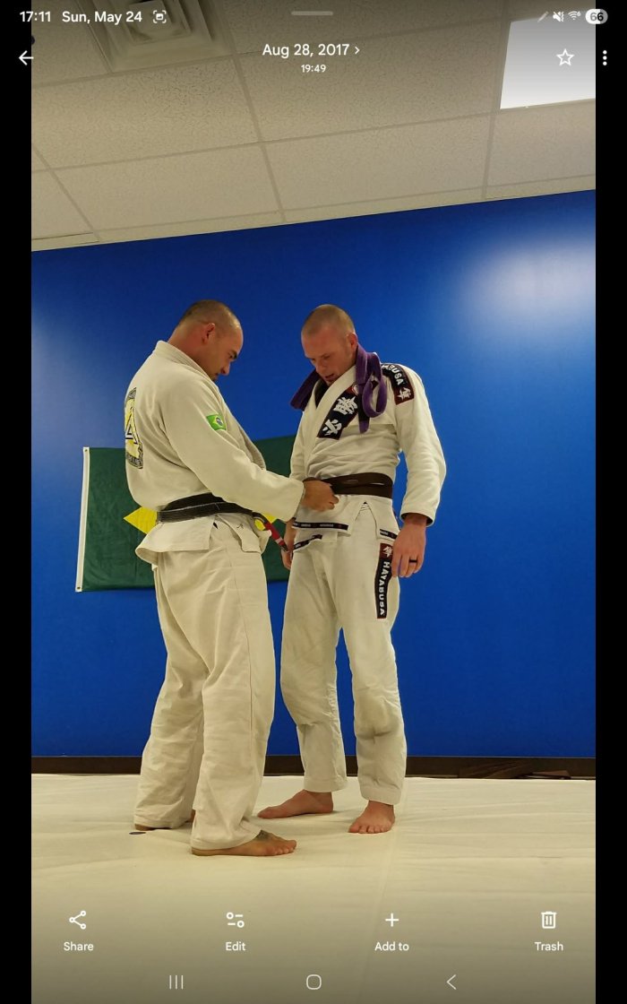 brown belt promotion
