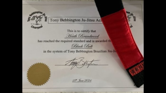 Black belt · June 27, 2024 · Promoted by Tony Bebbington