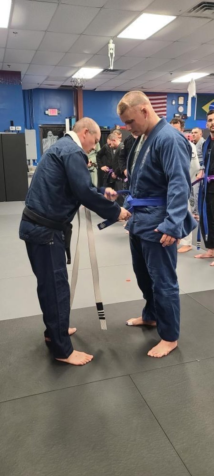 Blue belt · October 28, 2024 · Promoted by Christopher Garza