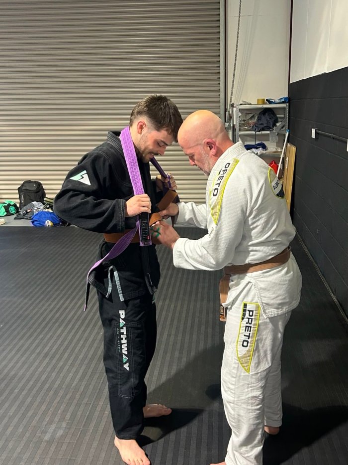 Brown belt · June 10, 2026 · Promoted by Gavin Thomas