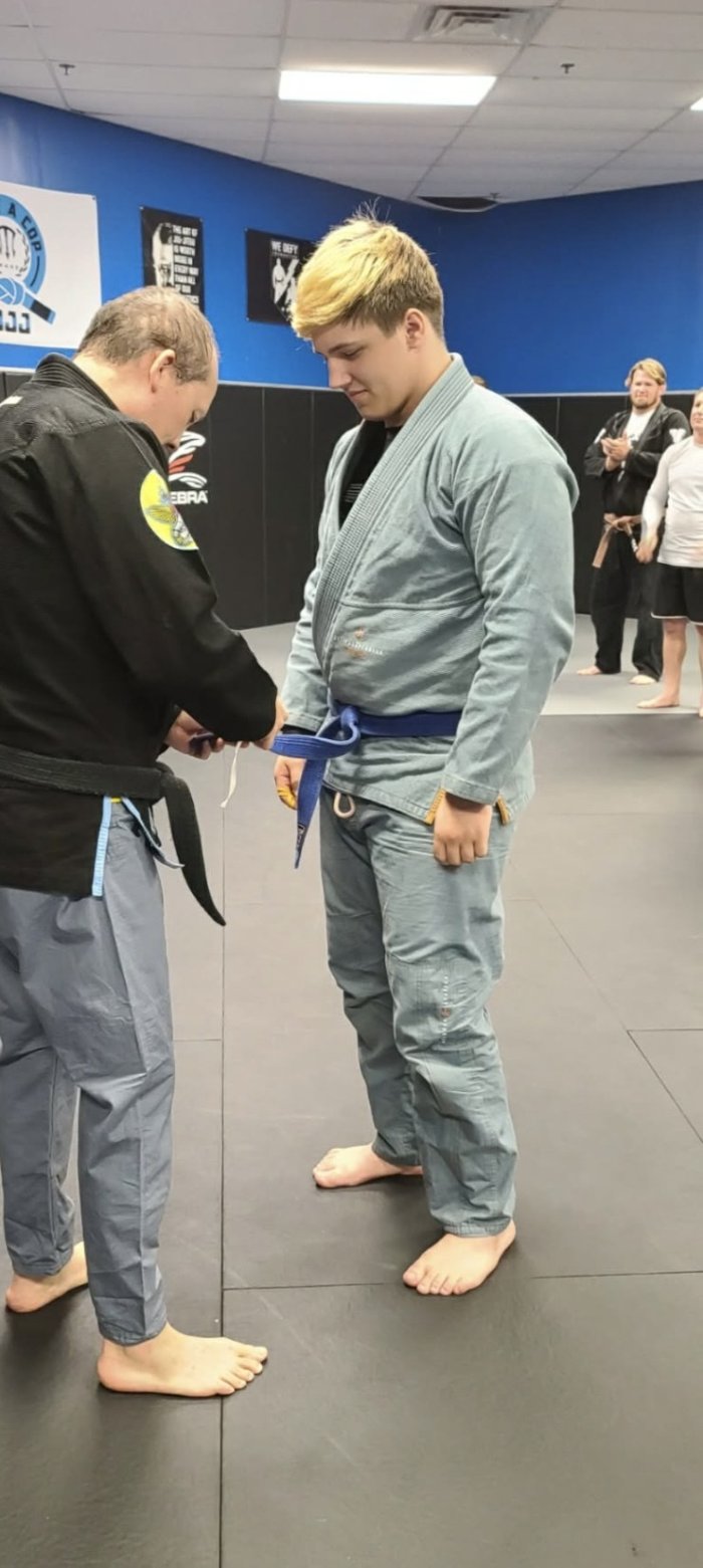 Blue belt · September 22, 2021 · Promoted by Christopher Garza