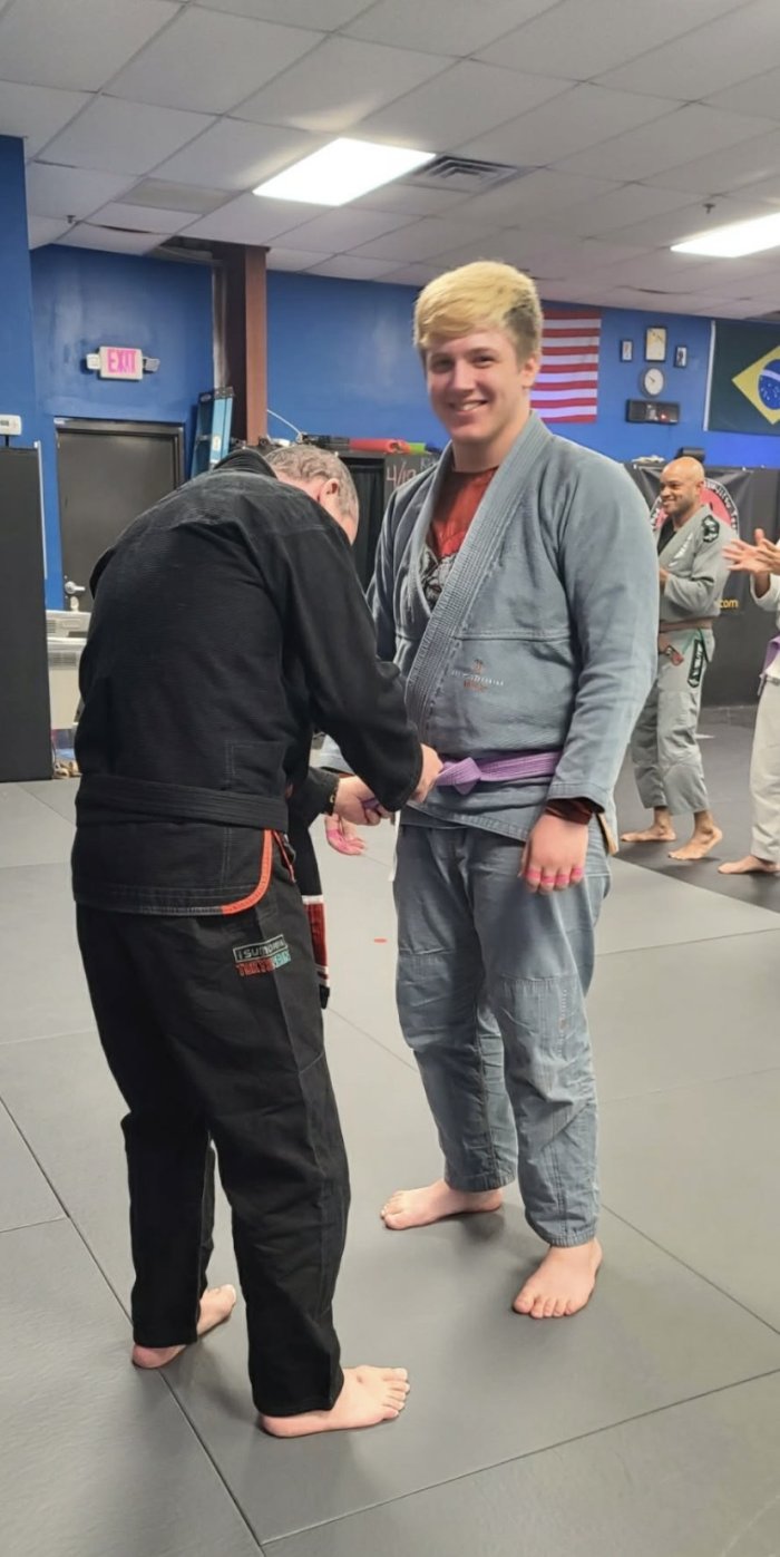 Purple belt · April 15, 2024 · Promoted by Christopher Garza
